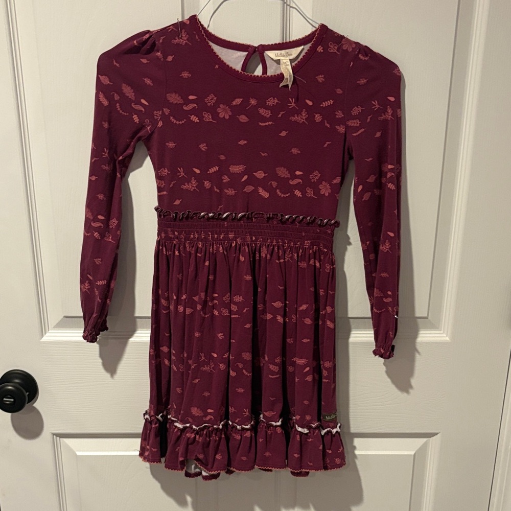Matilda Jane Burgundy Patterned Dress